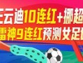 精选足篮专家：王云迪10连红+挪超5连红 雷神9连红